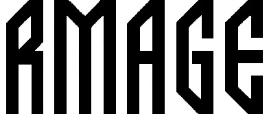 RMAGE Font sample to identify the typeface on WhatFontIs