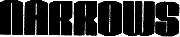 NARROWS Font sample uploaded by rbrad to identify the typeface on WhatFontIs