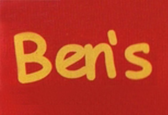 Ben's Font sample to identify the typeface on WhatFontIs
