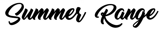 Summer Range Font sample to identify the typeface on WhatFontIs