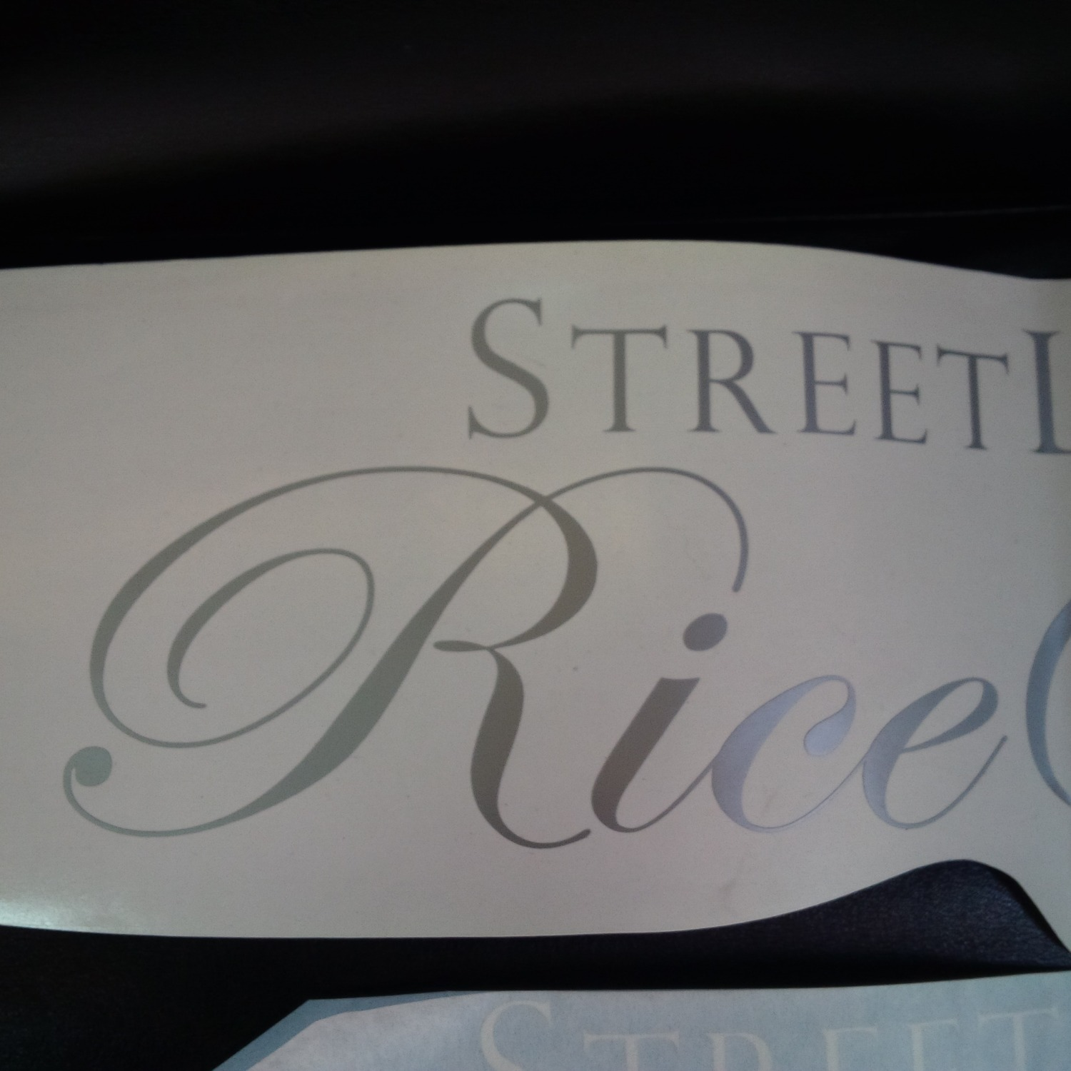 STREET RICE Font sample to identify the typeface on WhatFontIs