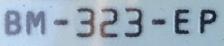 Machine type font Font sample to identify the typeface on WhatFontIs