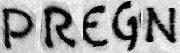 PREGN Font sample uploaded by 14 to identify the typeface on WhatFontIs