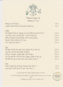 Looking for the name of this font used in the body of the menu. Font sample to identify the typeface on WhatFontIs