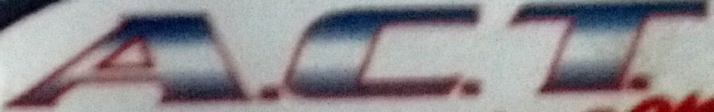 A.C.T. Font sample to identify the typeface on WhatFontIs