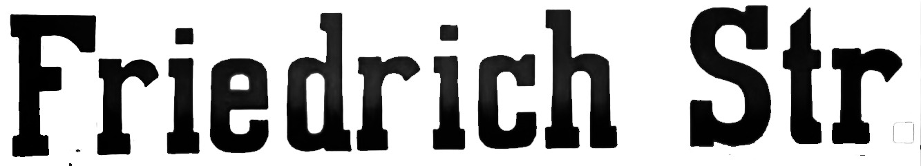 1920s Berlin street signs font Font sample to identify the typeface on WhatFontIs