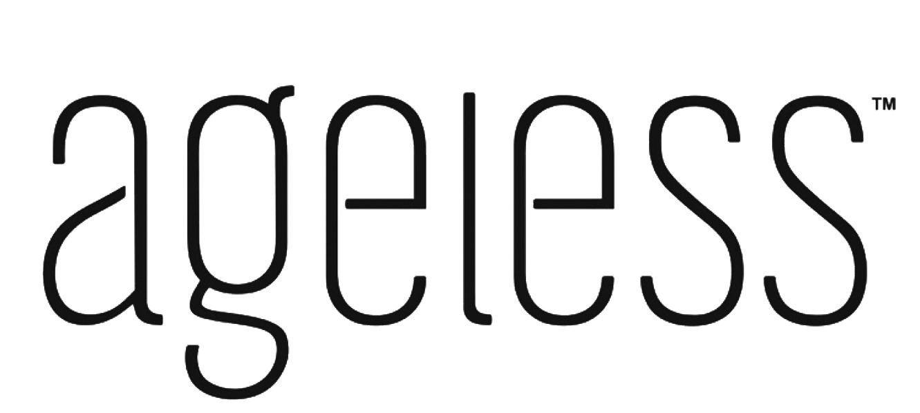 ageless logo font Font sample to identify the typeface on WhatFontIs