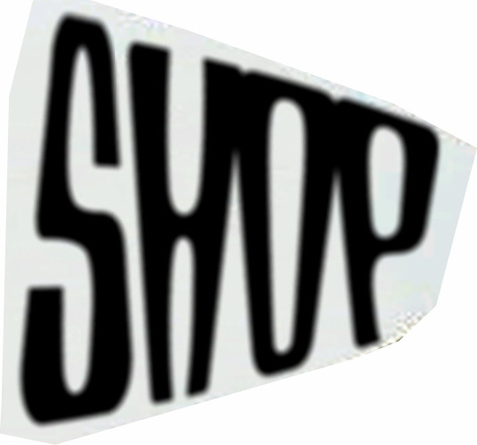 Shop - font name