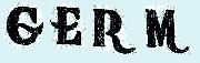 GERM Font sample uploaded by charmingst to identify the typeface on WhatFontIs