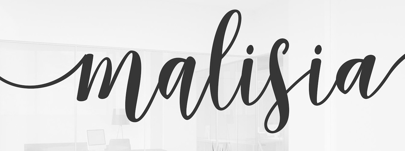 Malisia Font Font sample to identify the typeface on WhatFontIs