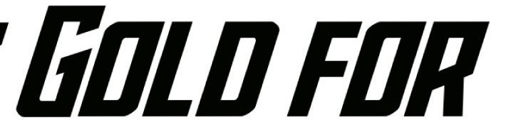 GOLD FOR Font sample to identify the typeface on WhatFontIs