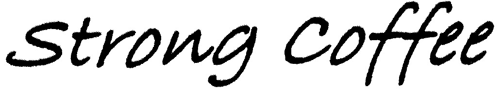 Coffee Font sample to identify the typeface on WhatFontIs