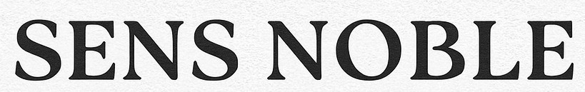SENS NOBLE Font sample to identify the typeface on WhatFontIs