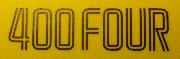 Honda 400 Four SS. Font sample uploaded by Ayerulez to identify the typeface on WhatFontIs