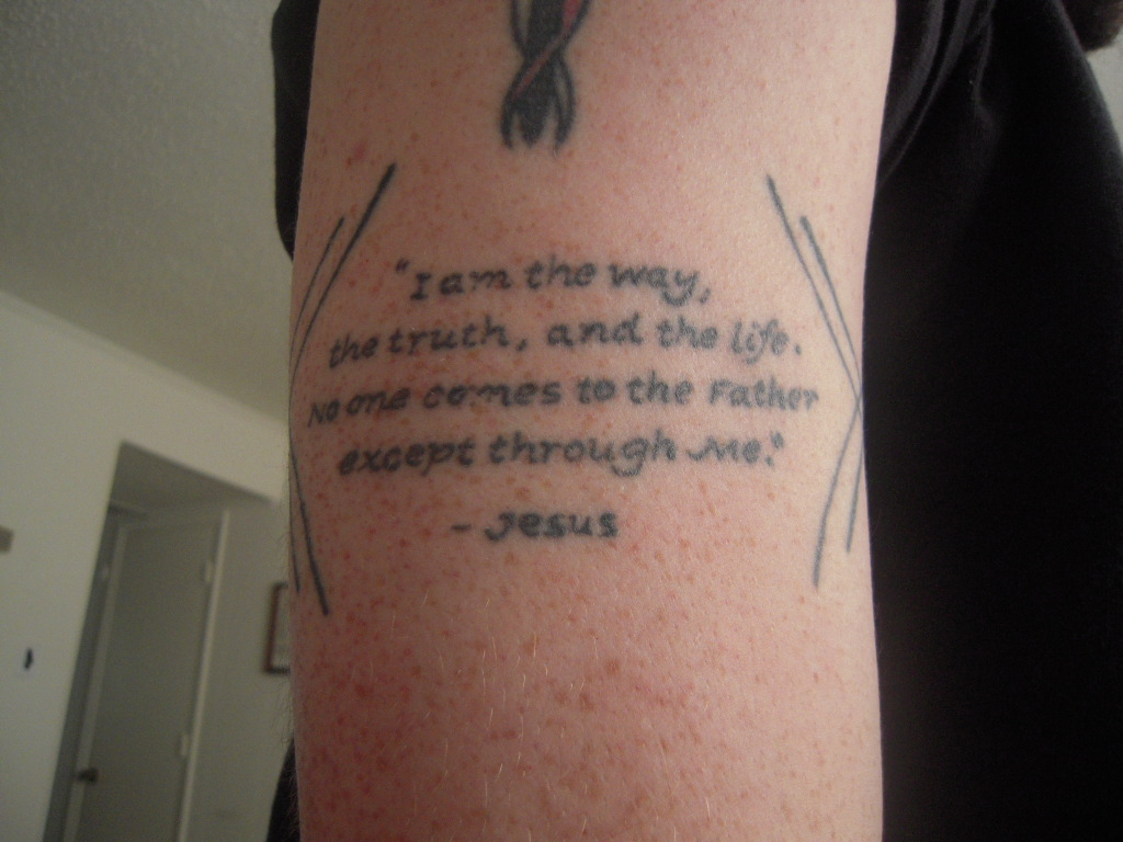 What font is this tattoo done in? Font sample to identify the typeface on WhatFontIs