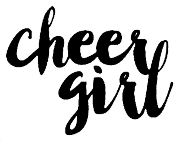 cheer girl font name