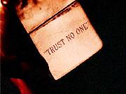 "Trust no one" font from X-Files zippo