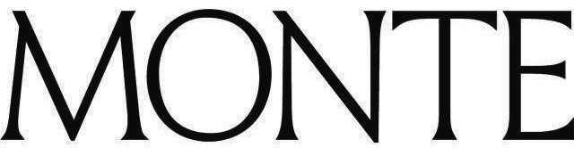 MONTE Font sample to identify the typeface on WhatFontIs