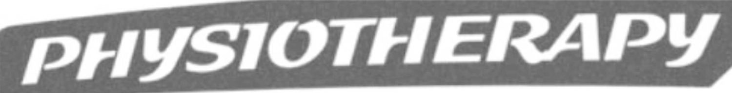 PHYSIOTHERAPY Font sample to identify the typeface on WhatFontIs