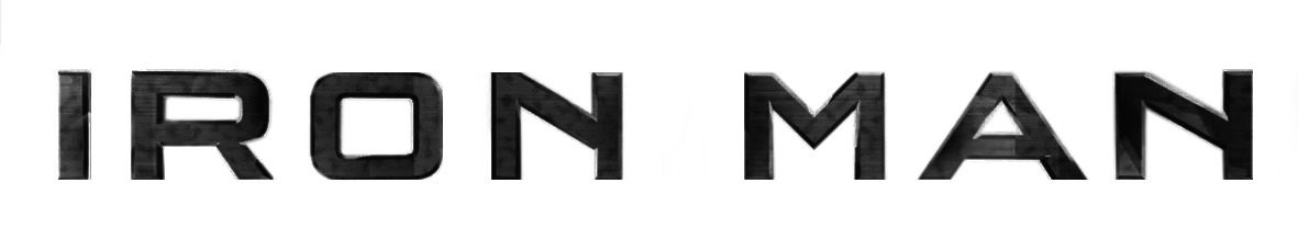 Iron Man First Movie Title (2008) Font sample to identify the typeface on WhatFontIs