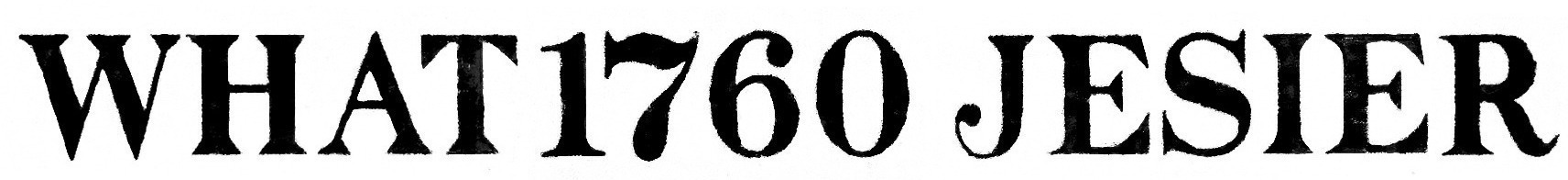 Recognize the font?