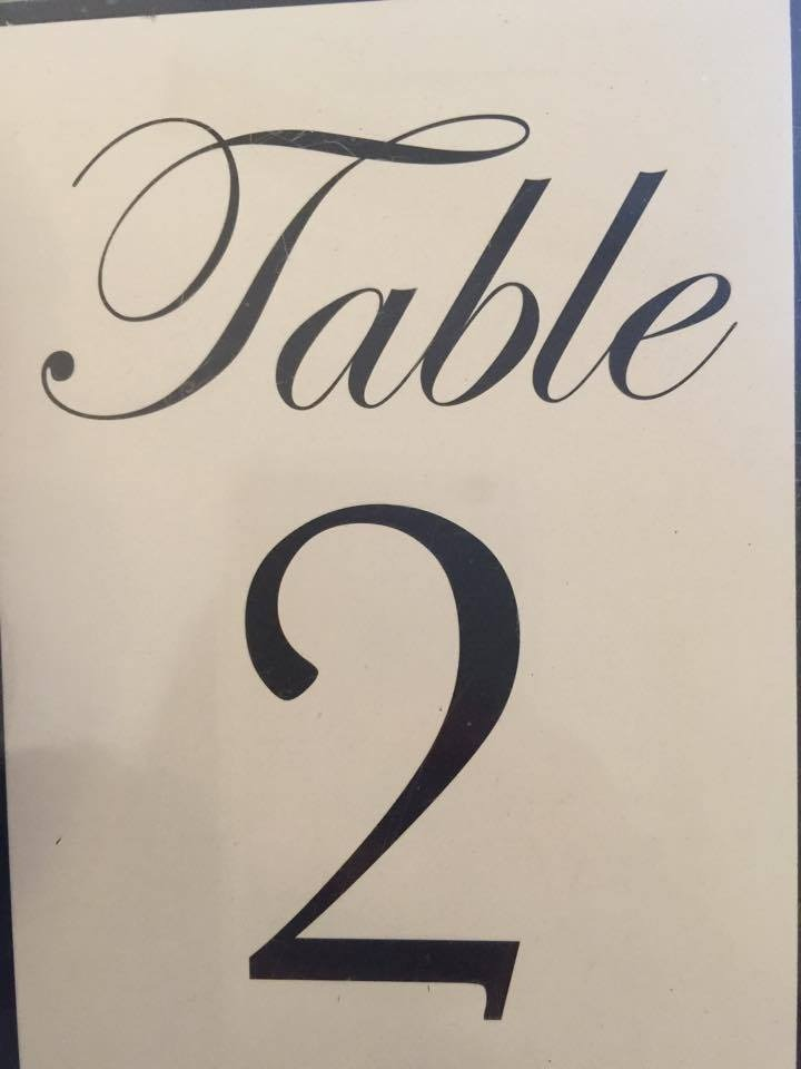 Help! Lost the table 6 so looking for this font to replace