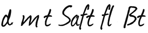 dmtsaft Font sample to identify the typeface on WhatFontIs