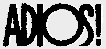 ADIOS! Font sample to identify the typeface on WhatFontIs