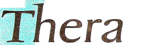 Thera Font sample to identify the typeface on WhatFontIs