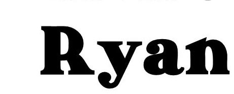 Ryan - What font is this?