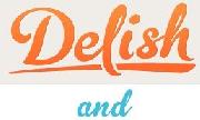 What Font is Delish written in ?