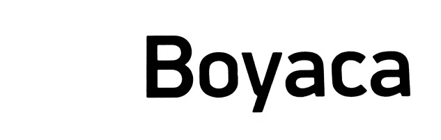 boyaca Font sample to identify the typeface on WhatFontIs
