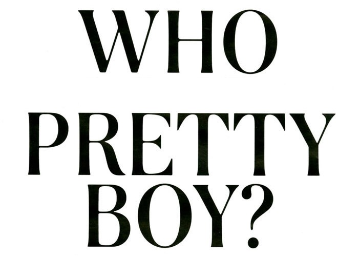who Pretty Boy font