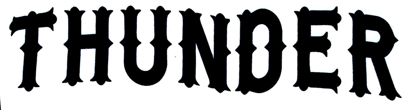 THIS FONT PLEASE (THUNDER) Font sample to identify the typeface on WhatFontIs