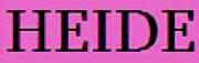 HEIDE Font sample uploaded by charmingst to identify the typeface on WhatFontIs