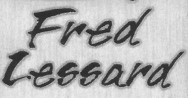 Fred Lessard Font sample to identify the typeface on WhatFontIs