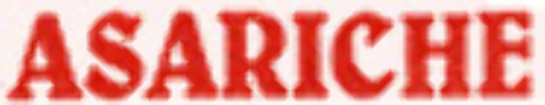 ASARICHE Font sample to identify the typeface on WhatFontIs