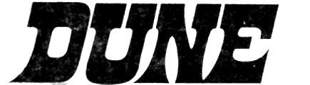 Dune (Ace books 1965) Cover Title font Font sample to identify the typeface on WhatFontIs