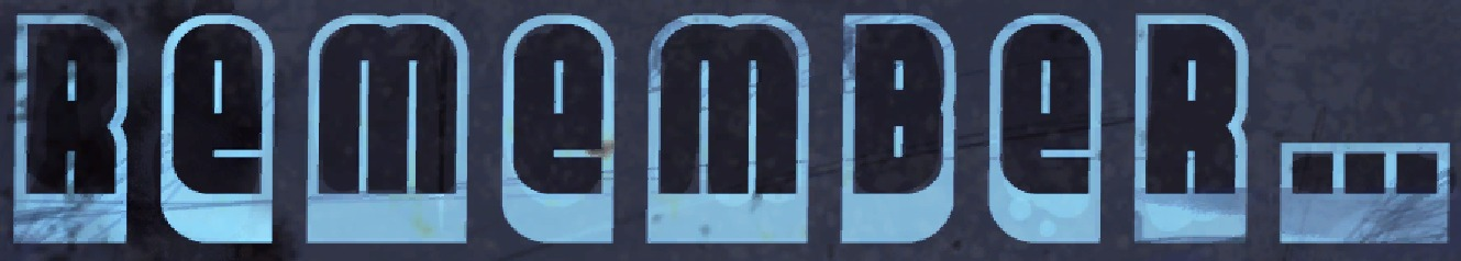 Unknown font with capital letters and shadow.