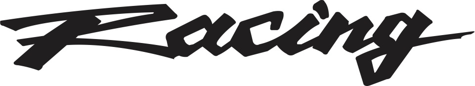 Racing Font sample to identify the typeface on WhatFontIs