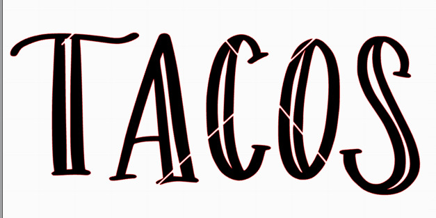 TACOS Font sample to identify the typeface on WhatFontIs