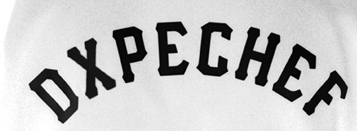 DXPECHEF Font sample to identify the typeface on WhatFontIs