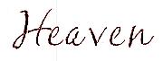 Heaven Font sample uploaded by CPERRYRN to identify the typeface on WhatFontIs