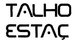 Talho EstaÃ§ao Font sample to identify the typeface on WhatFontIs