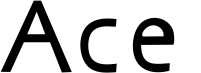 Ace Font sample to identify the typeface on WhatFontIs