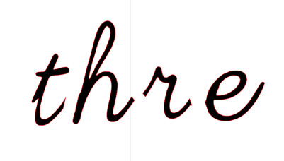 thre looking for this Font sample to identify the typeface on WhatFontIs