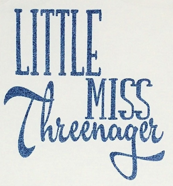 What font is LITTLE MISS and also Threenager.
