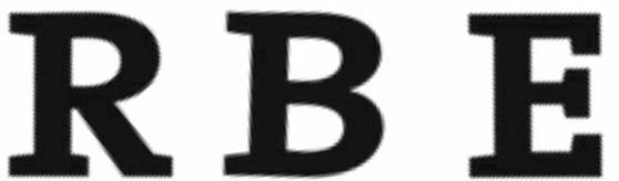 RBE  - text Font sample to identify the typeface on WhatFontIs