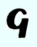 G Font sample to identify the typeface on WhatFontIs