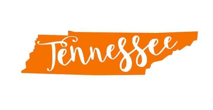 What font is used for Tennessee?